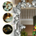 Christmas Garland with Lights, LOPANNY Battery-Operated Garland Christmas Decorations, Lighted Christmas Garland for Decorating Christmas, 6FT	